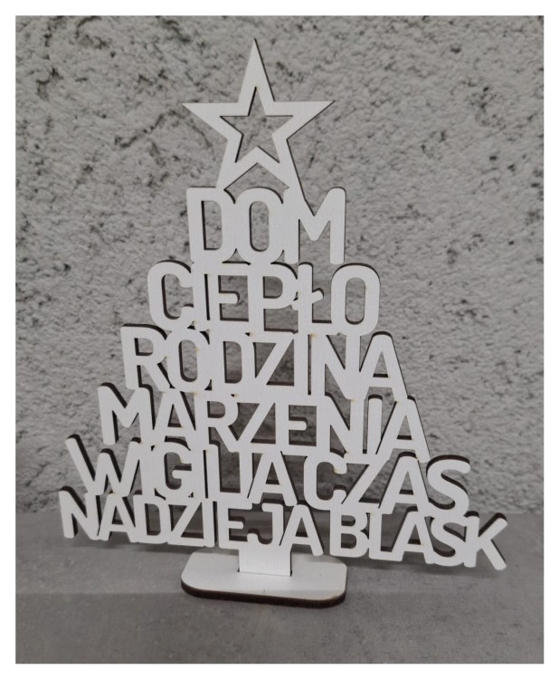 choinka z wyrazow